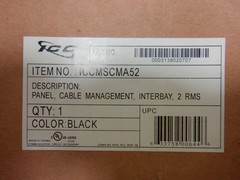 ICC ICCMSCMA52 Interbay Cable Management 5 Ring Panel – New In Box
