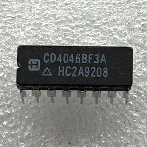 CD4046BF3A, HARRIS, CMOS Micropower phase locked loop