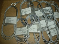 1.5mm diameter cable 3 Meter length w/ toggle hook end Nvent Caddy lot of 10