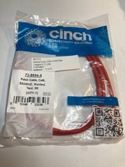 AIM-CAMBRIDGE CINCH 73-8894-5 CAT6 ETHERNET PATCHCORD 5′ RJ45XRJ45 LOT OF 10 NEW