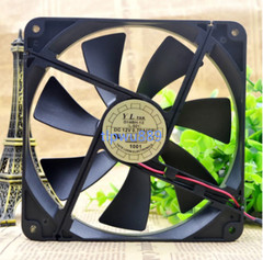 1pc for D14BH-12 DC12V 0.70A 2 pin 140*140*25mm cooling fan @t