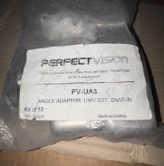 Lot Of (10) Perfect Vision PV-UA3 Angle Adapter Universal SST Snap-In, 3/4” hole