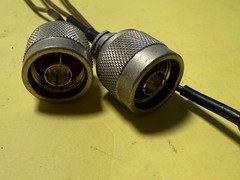 RF Copper Tube Semi Rigid SMA Male to N Male 18/25cm Test Cable Rohde & Schwarz