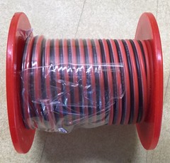 BNTECHGO 22 Gauge Silicone Wire Spool 25Ft Red / Black 22AWG NEW (a1)