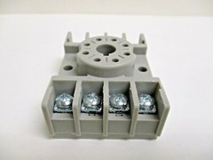 TYCO ELECTRONICS, POTTER AND BRUMFIELD 8-PIN SOCKET, 27E891, LOT OF 8