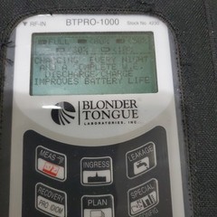 Blonder Tongue Model BTPRO 1000 Signal Analyzer for QAM/8VSB/NTSC 4-1000 MHz