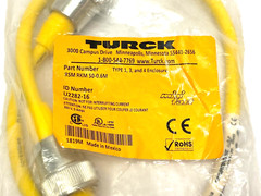Turck RSK RKM 50-0.6M Minifast Double Ended Cordset 5-Pin Male to Fem U2282-16
