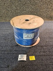 1000FT WAVENET 23AWG 4PR 600MHZ STP/FTP – BLUE – WOODEN REEL WAV-CAT6-SHIELD-BL