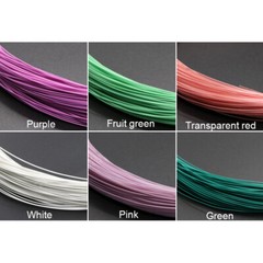 PTFE Cable Wire 0.35mm² Silver-plated Copper Wire Electronic Audio Signal Wire