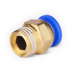 PC Pneumatic Male Thread Adaptor Pipe Push Fit Straight Quick Connectors Fitting