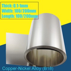 White Copper Strip Copper-Nickel Alloy Metal Foil thin Panel Thickness 0.1-1mm