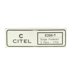 CITEL E280-T ISOLATED LOOP SURGE PROTECTOR SPD, PIN MOUNT, 170V