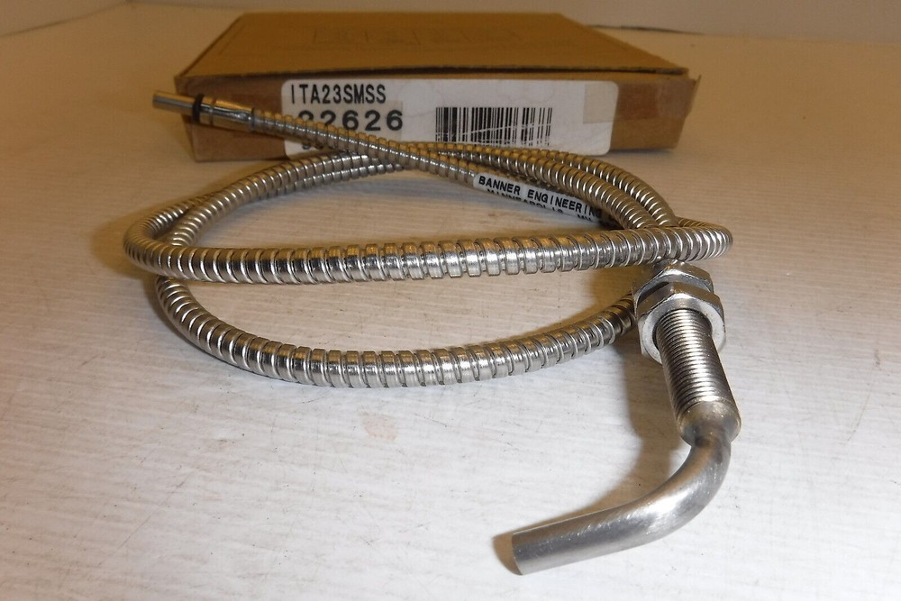 BANNER ENGINEERING ITA23SMSS FIBER OPTIC CABLE (22626) NIB