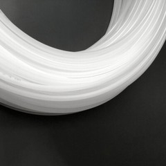 White PA Nylon Tube ID 2~14mm Pneumatic Air Line Tubing Oil & Fuel Plastic Pipe