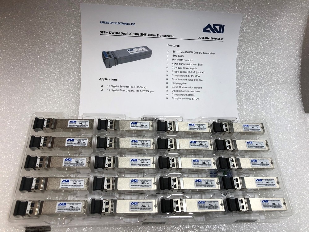 Cisco Compatible DWDM-SFP10G-32.68 CH56 10G DWDM SFP+ 1540.56nm 40km DOM SFP