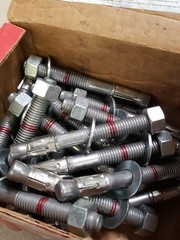 Box of 20 – Hilti KB-TZ2 Carbon Steel Zinc Plated Concrete Wedge Anchor 1/2 x 3