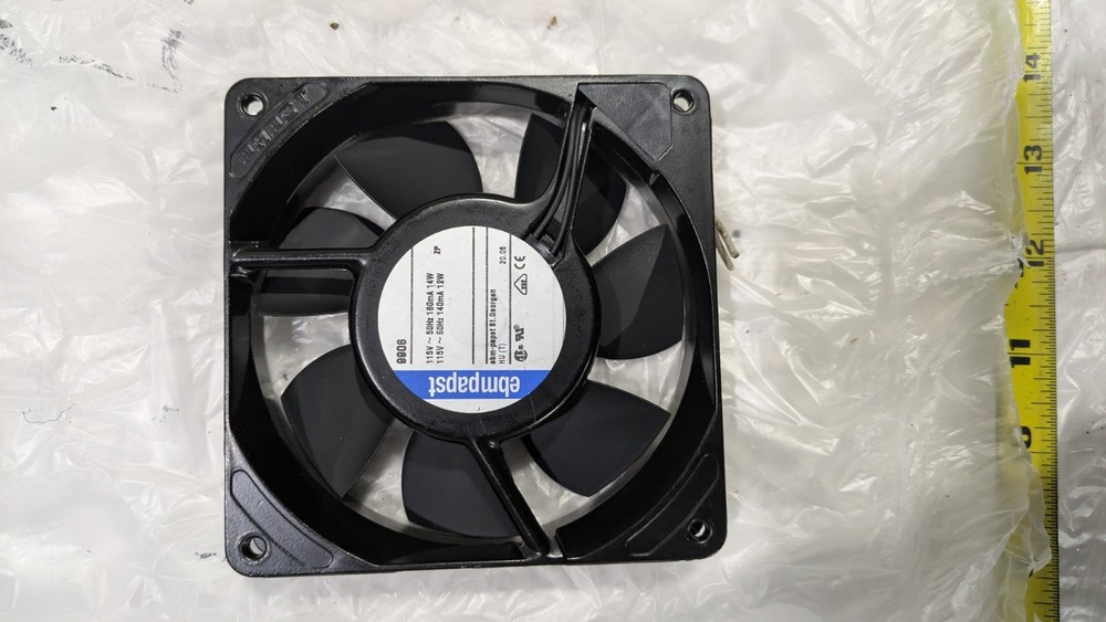 EBMPAPST 9906 115V 50HZ 160MA 14W