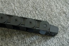 2Pcs 18x37mm R38 Plastic Semi Closed Cable Drag Chain Carrier US Shipping