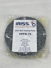 IRISS VPFR-75 Infrared 3” Viewing Window Pane, Round, New, USA Made