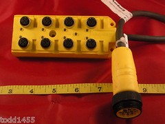 Lumberg ASB 8/LED 5/4-RS120M Distribution Block Box Connector #100 ASB 8 LED 5/4