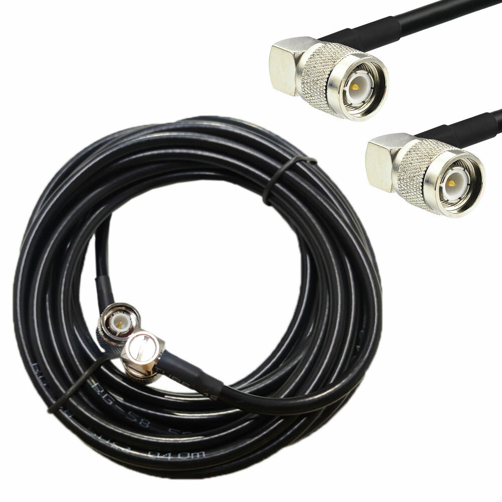 90° Ag Antenna Cable Kit For Trimble GPS EZ-guide FMX 15FT TNC Male to Male