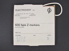(500x) Wieland Size 22, Number 5 Slip On Wire Marker, .045″ to .065″ OD Z Type
