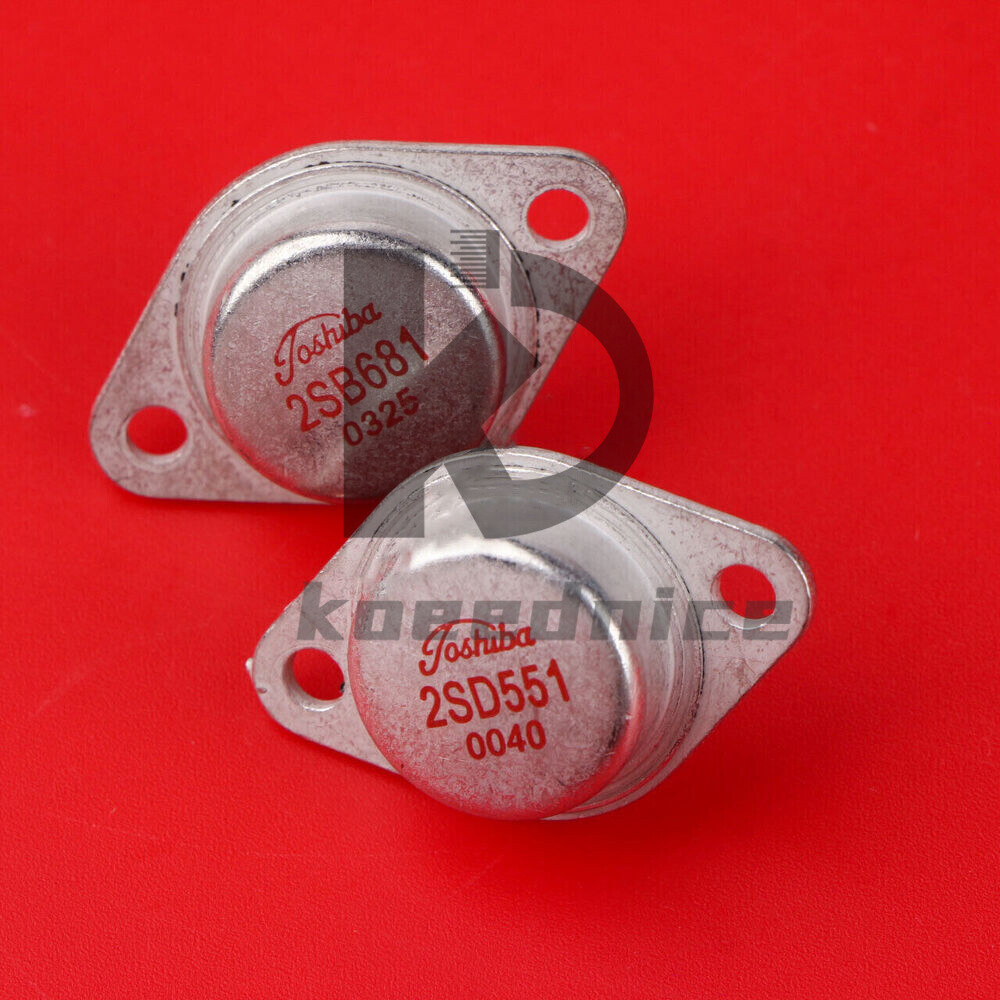 New (2PCS) 1Pair TO-3 2SB681/2SD551 B681/D551