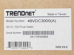 TrendNet 48VDC3000 Power Adapter 48VDC 160W 100-240VAC Mean Well GST160A24-R7…