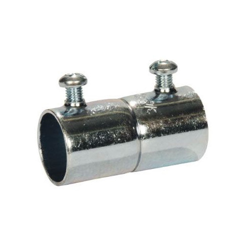 SEPCO S1113, EMT Conduit Coupling, 1/2″, Steel, Set Screw, 1pc