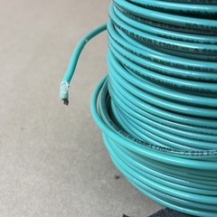 5LB of 12 Gauge Green Solid CU THWN THHN AWM Wire Copper Cerrowire USED