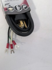 Appliance POWER CORD CCI COLEMAN CABLE 16/3 6FT 13A, 125V NEMA 5-15