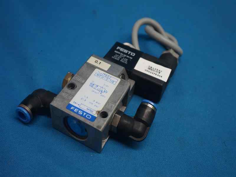 Festo 7802 MFH-3-1/8 MFH318 Solenoid Valve w/ MSFG-24/42-50/60