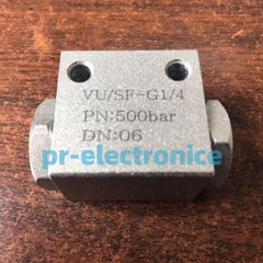 1PCS New Small 3-Way Female Hydraulic Shuttle Valve VUSF-G1/4 G3/8 G1/2 G3/4 G1