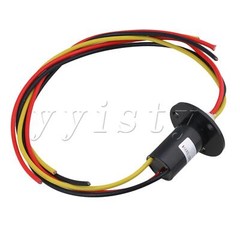 240V 22mm High Current Slip Ring 3-way 30A 105g Black