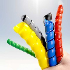 Spiral Cable Wrap Tidy Hide Banding Loom for PC,TV,Home Cinema,Wire Management