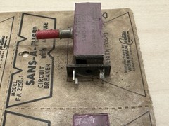 Sans-A-Fuse FA 2250-1 Circuit Breakers 6x NOS – Replace Zenith #136-92 – Vintage