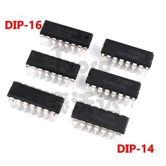 IC Chips DIP-14 DIP-16 Many Types CD4030 CD4047 CD4066 CD4068 CD4069 CD4070