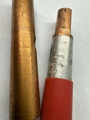 200 Amp 15kV LRT Compression Connector Long Bi-Metal Connector 1-Hole Lug