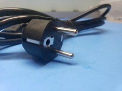 MECHATRONICS Euro Power Cord Cable 0 6 ft with 90° Angle 10a 250V Thermo