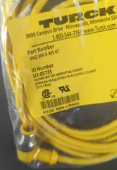 TURCK PKG 3M-3-WS 4T ANGLED M12 MALE TO M8 FEMALE; 3meter 125V 4A; 3 conductors