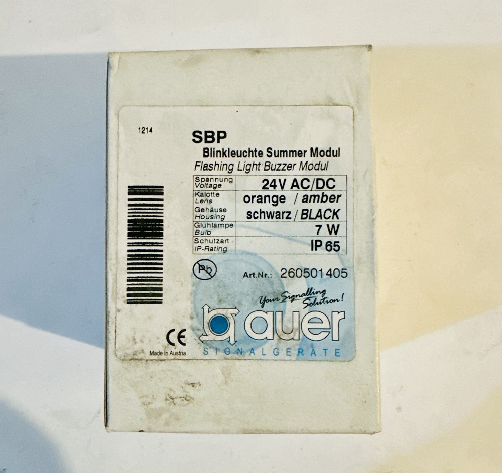 Auer SBP 260501405 IP 65 Orange/Amber