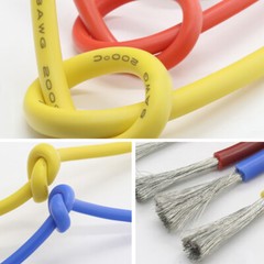 30AWG-18AWG High and Low Temperature Wire Flexible Soft Silicone Cable Resistant