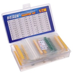 20 Values 200 Pcs Inductor 1 uH 4.7 mH 0.5 W Color Ring 1/2 Watt Assortment Kit
