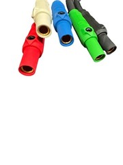 (5) TYPE SC #2 150 Amp Mini-CamLOCK 5 Wire Cord Sets 120/208v SERIES 15 HUBBELL