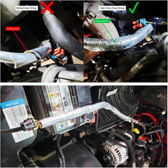 13Mm – 1/2″ Self Closed Aluminized Sleeve Heat Shield Protection Side Entry High