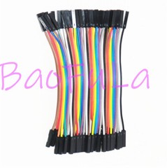 40PCS Dupont Wire Jumper Cables 10cm Female To Female 1P-1P For Arduino