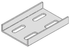 B-Line 9A-1044-6, 4-Hole, Standard Splice Plate for 6″ Aluminum Cable Tray, 1 pc