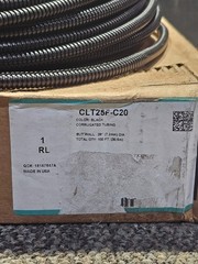 PANDUIT CLT25F-C20 SLIT WALL 1/4″ CORRUGATED TUBING 100′ Ft BLACK WIRE LOOM