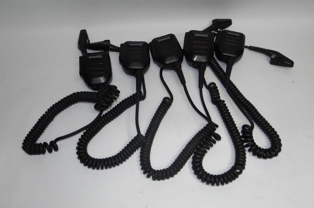 Lot of 5 OEM Kenwood KMC-72 Remote Speaker Microphones KMC72
