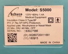 Schuco By Allied, S5000, 120V-60Hz, 1.4A, Used, Tested, Works Well